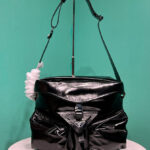 Prada Leather Shoulder Bag 2VD062 Black